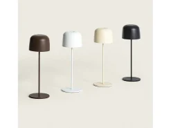 Lámpara de Mesa LED Portátil para Exterior Aluminio con Batería Recargable Wink Negro
