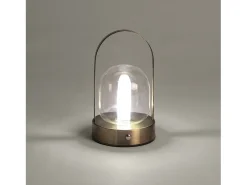 Lámpara de Mesa LED Portátil con Batería USB Recargable Olena Dorado