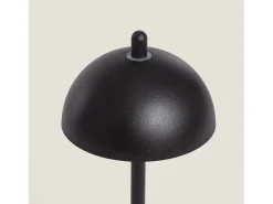 Lámpara de Mesa LED Portátil para Exterior Metal con Batería Recargable Pirinoa Negro
