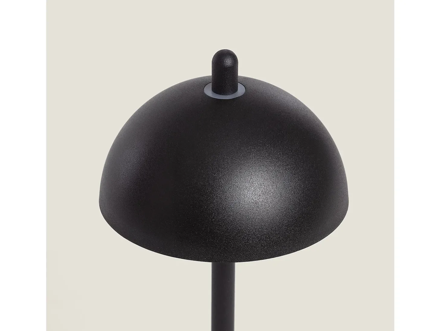 Lámpara de Mesa LED Portátil para Exterior Metal con Batería Recargable Pirinoa Negro