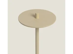 Lámpara de Mesa LED Portátil para Exterior Metal con Batería Recargable Estepona Beige