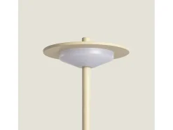 Lámpara de Mesa LED Portátil para Exterior Metal con Batería Recargable Estepona Beige