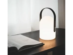 Lámpara de Mesa LED Portátil con Batería USB Recargable Akira Negro
