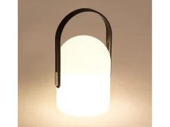 Lámpara de Mesa LED Portátil con Batería USB Recargable Akira Negro