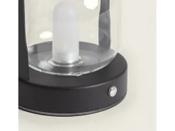 Lámpara de Mesa LED Portátil con Batería USB Recargable Olena Negro