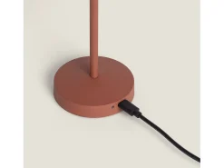 Lámpara de Mesa LED Portátil para Exterior Metal con Batería Recargable Milevani Terracota