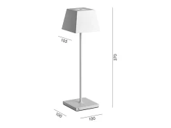 Lámpara de mesa LED portátil recargable Siesta Pink IP54