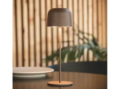 Lámpara de Mesa LED Portátil para Exterior Aluminio con Batería Recargable Wink Óxido