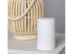 Lámpara de Mesa LED Portátil para Exterior Ratán Dragonera Natural