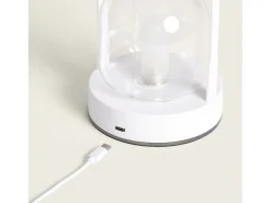 Lámpara de Mesa LED Portátil con Batería USB Recargable Olena Blanco