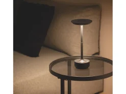 Lámpara de Mesa LED Portátil con Batería USB Recargable Astrid Negro