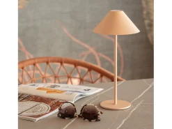 Lámpara de Mesa LED Portátil para Exterior con Batería USB Recargable Kivuli Beige