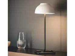 Lámpara de Mesa LED Portátil para Exterior con Batería USB Recargable Carlo Blanco / Negro