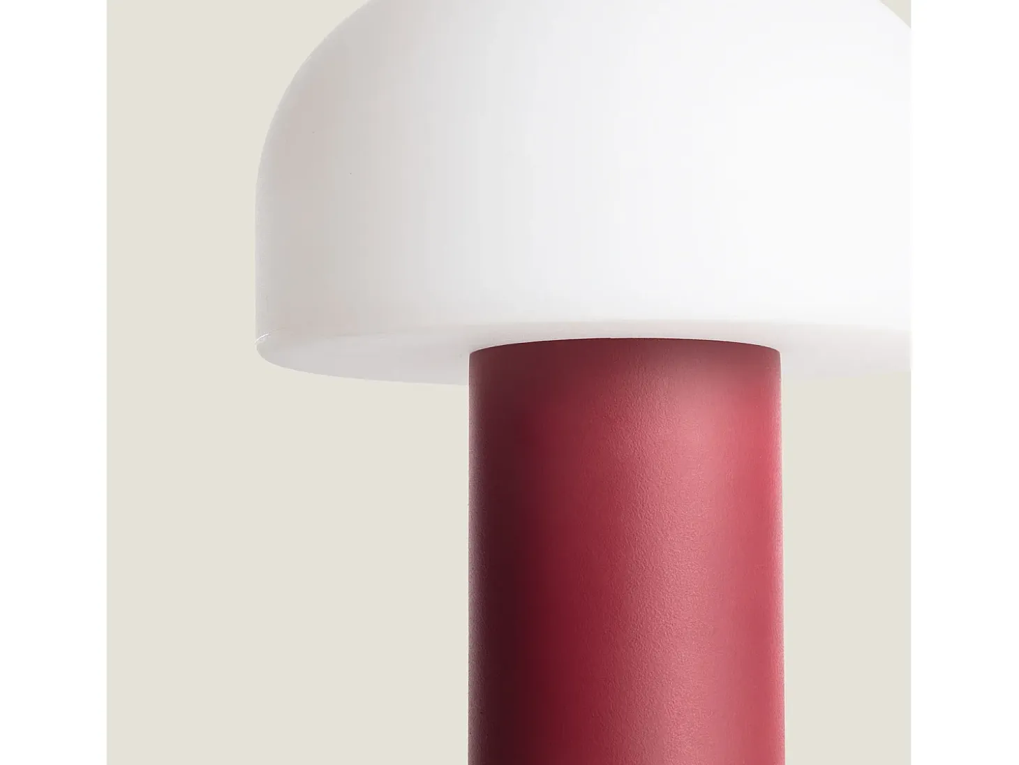 Lámpara de Mesa LED Portátil con Batería USB Recargable Leta Burdeos