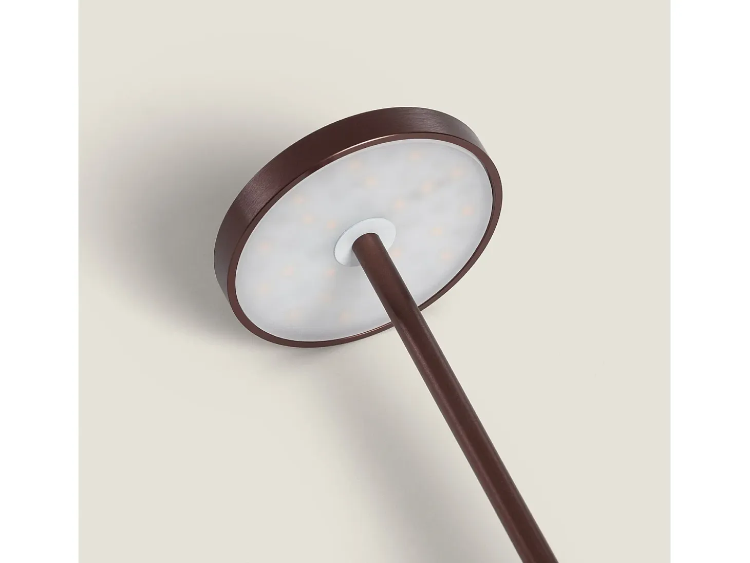 Lámpara de Mesa LED Portátil para Exterior Metal con Batería Recargable Jawania Bronce