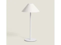 Lámpara de Mesa LED Portátil para Exterior con Batería USB Recargable Kivuli Blanco