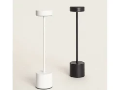 Lámpara de Mesa LED Portátil con Batería USB Recargable Zimba Negro