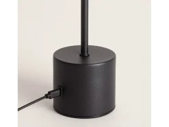 Lámpara de Mesa LED Portátil con Batería USB Recargable Zimba Negro