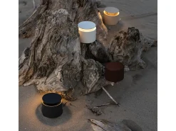 Lámpara de mesa LED portátil y recargable Push Up Corten