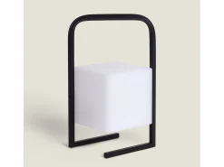 Lámpara de Mesa LED Portátil para Exterior con Batería USB Recargable Tiber Negro