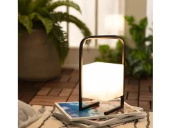Lámpara de Mesa LED Portátil para Exterior con Batería USB Recargable Tiber Negro