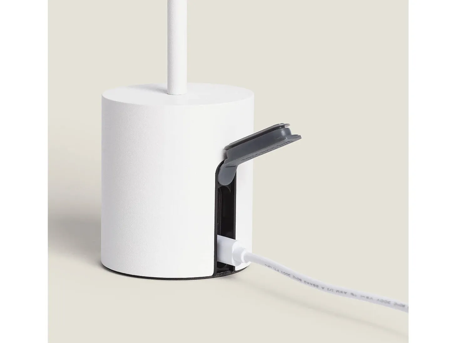 Lámpara de Mesa LED Portátil para Exterior Metal con Batería Recargable Jawania Blanco