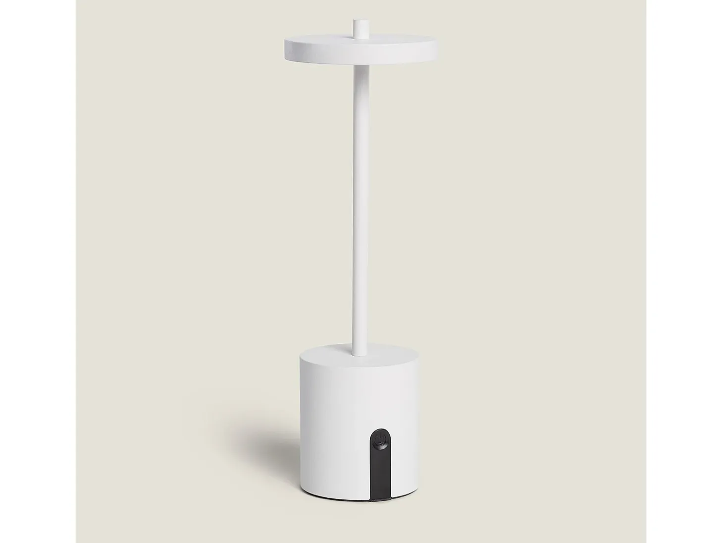 Lámpara de Mesa LED Portátil para Exterior Metal con Batería Recargable Jawania Blanco