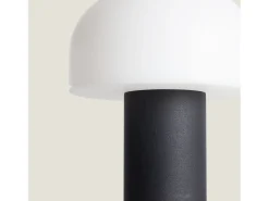 Lámpara de Mesa LED Portátil con Batería USB Recargable Leta Negro