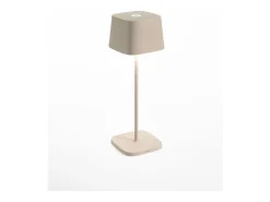 Lámpara de mesa LED recargable y regulable Ofelia Pro Sand