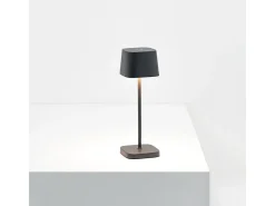 Lámpara de mesa LED recargable y regulable Zafferano OFELIA PRO MICRO Corten