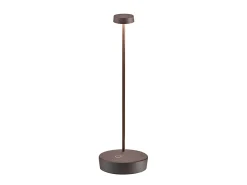 Lámpara de mesa LED recargable y regulable Swap Pro Corten