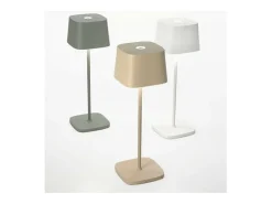 Lámpara de mesa LED recargable y regulable Ofelia Pro White