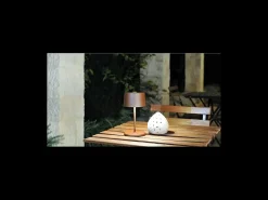 Lámpara de mesa LED recargable y regulable Olivia pro mini color lila