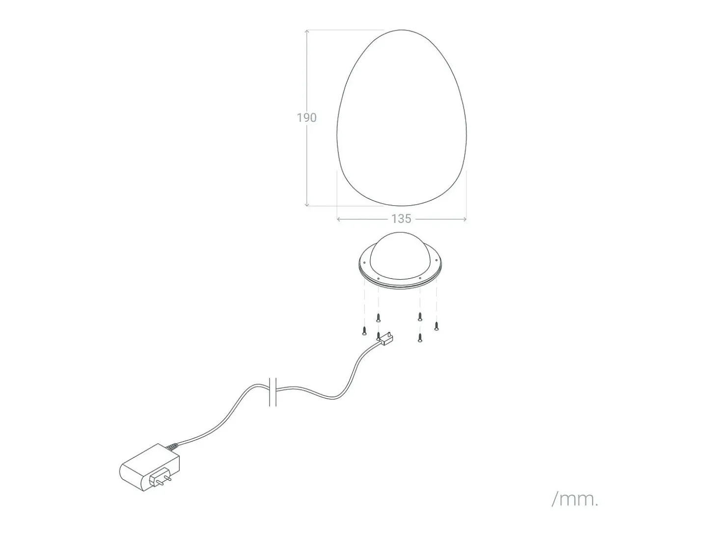 Lámpara de Mesa LED RGB Portátil para Exterior con Batería Recargable Muna RGB