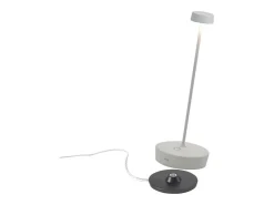 Lámpara de mesa LED Swap Pro blanca recargable y regulable