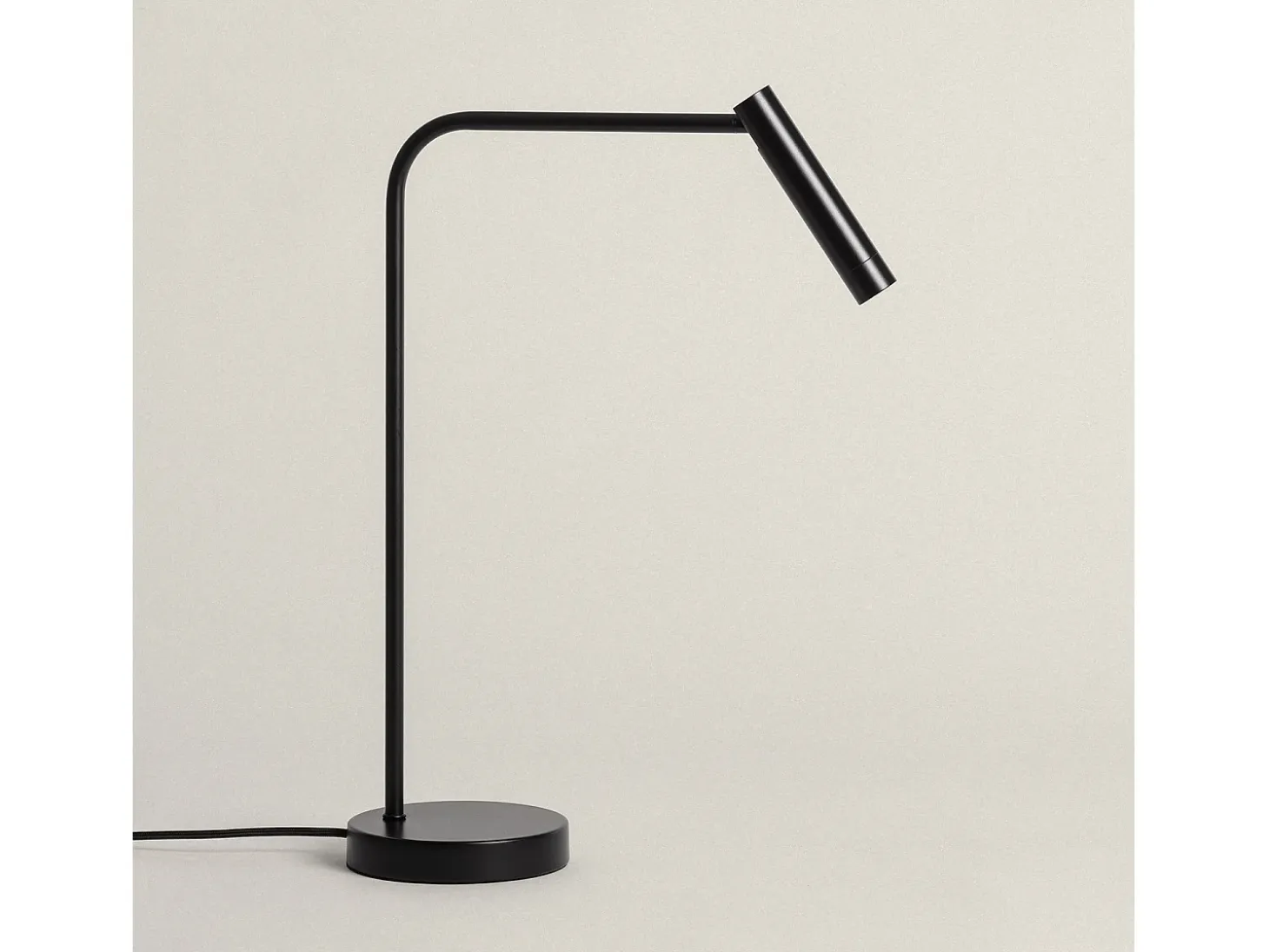 Lámpara de Mesa LED 2.5W Aluminio Gazny Negro Mate