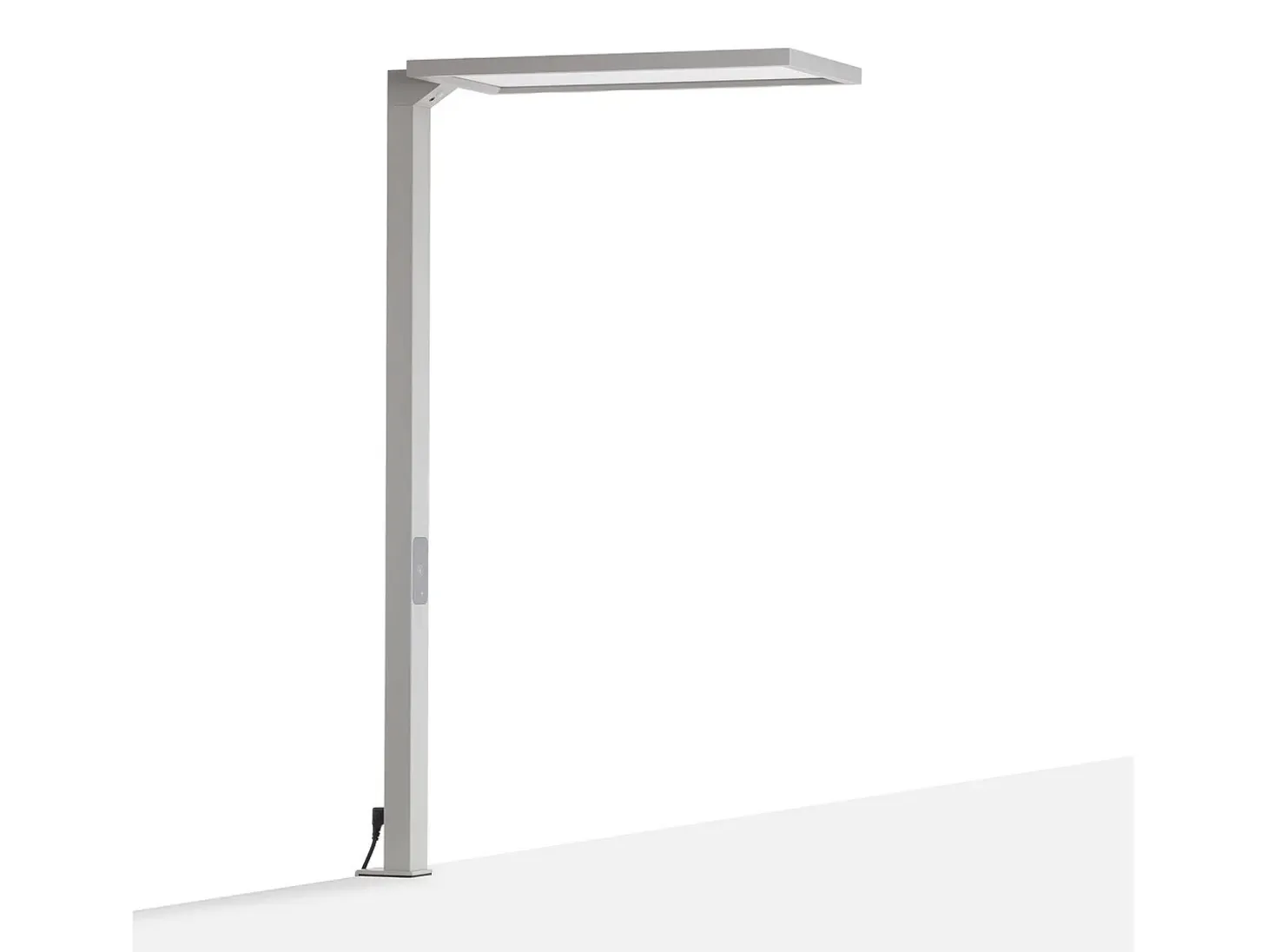 Lámpara de Mesa LED 70W con Abrazadera Aluminio Regulable Dos Caras con Detector de Movimiento SupremLight 3 Gris
