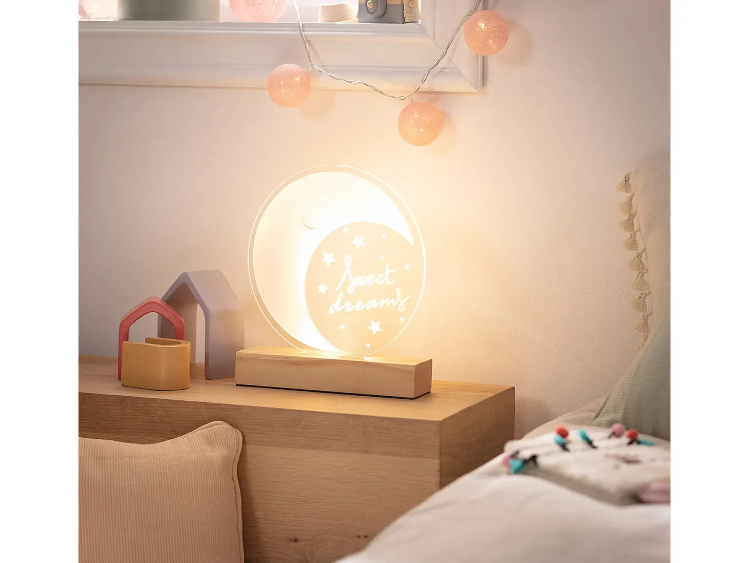 Lámpara de Mesa LED 5W Infantil Melunis 4000K Blanco Neutro