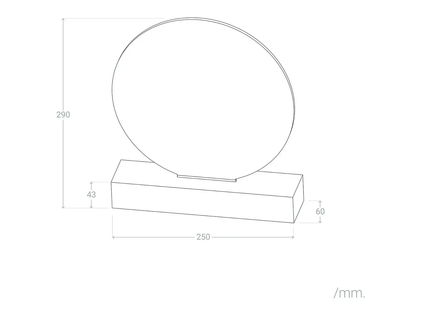 Lámpara de Mesa LED 5W Infantil Melunis 4000K Blanco Neutro