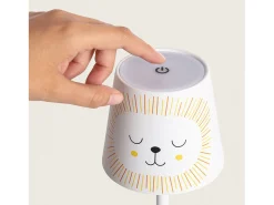 Lámpara de Mesa LED 3W Portátil de Metal con Batería USB Recargable Anisa Amarillo