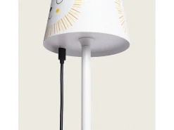 Lámpara de Mesa LED 3W Portátil de Metal con Batería USB Recargable Anisa Amarillo