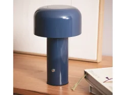 Lámpara de Mesa LED 2W Portátil Metal con Batería USB Recargable Zaipi Azul