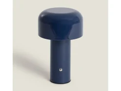 Lámpara de Mesa LED 2W Portátil Metal con Batería USB Recargable Zaipi Azul