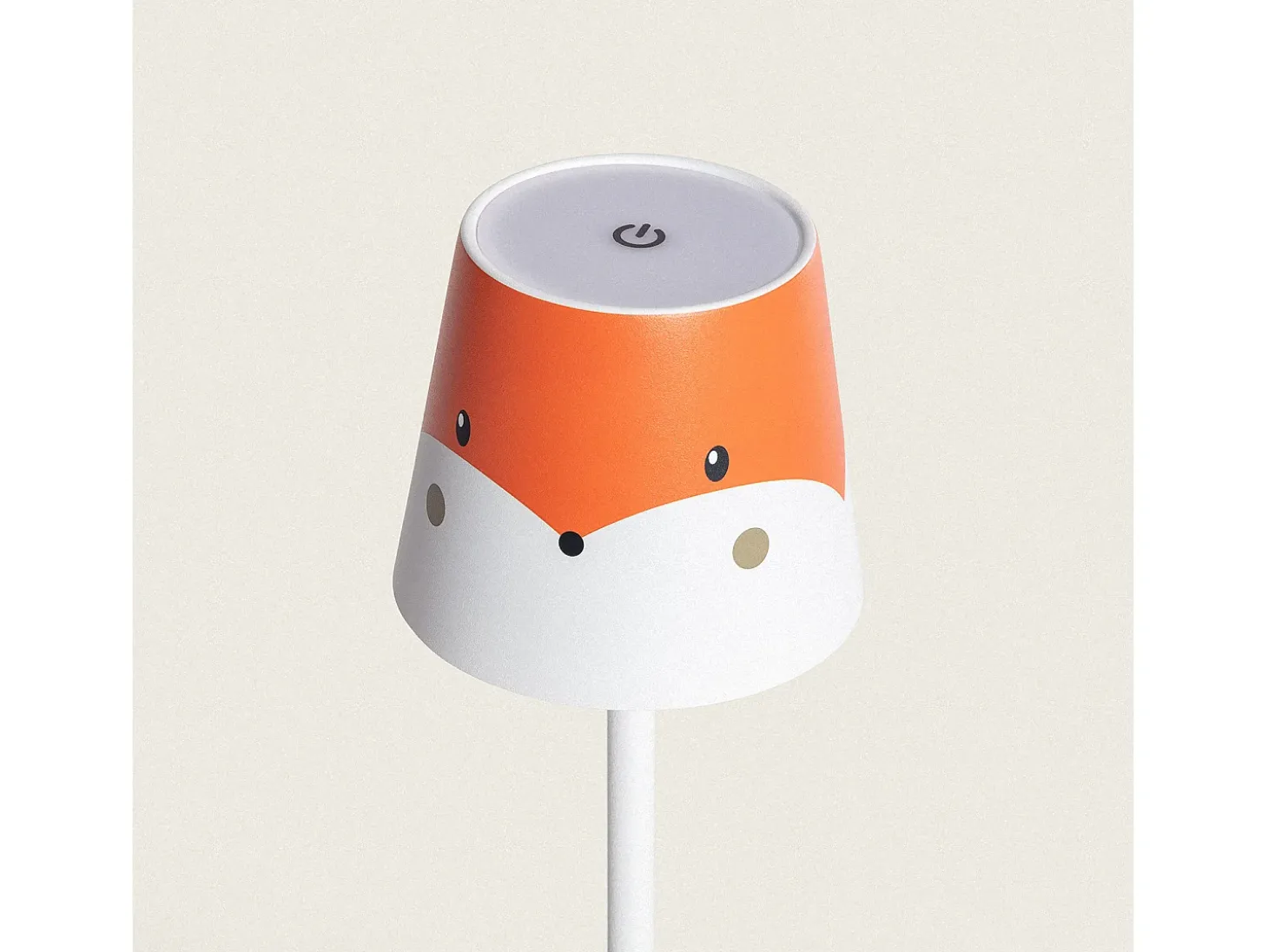 Lámpara de Mesa LED 3W Portátil de Metal con Batería USB Recargable Anisa Naranja