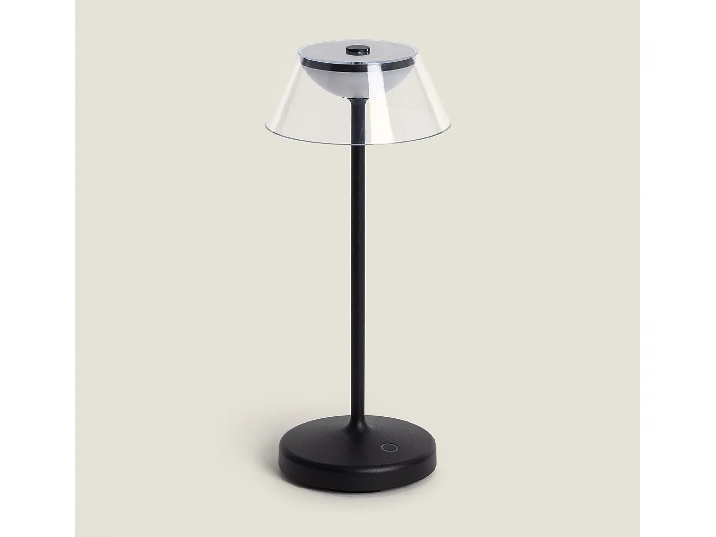 Lámpara de Mesa LED 3W Portátil con Batería USB Recargable Dipley Negro
