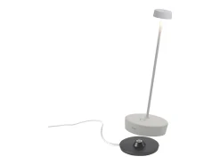 Lámpara de mesa LED Zafferano Swap Pro, recargable y regulable, color blanco, 2200-2700-3000K, 9 horas de potencia máxima.