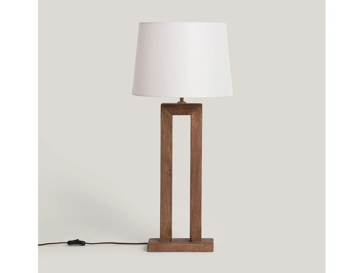 Lámpara de Mesa Madera Abner Natural