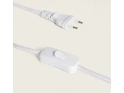 Lámpara de Mesa Madera Moorea Blanco