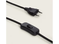 Lámpara de Mesa Madera Raisa Negro