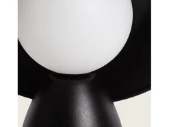 Lámpara de Mesa Madera Raisa Negro